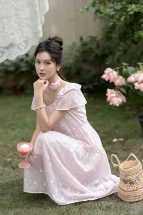 A-line Floral Maxi Dress for Women