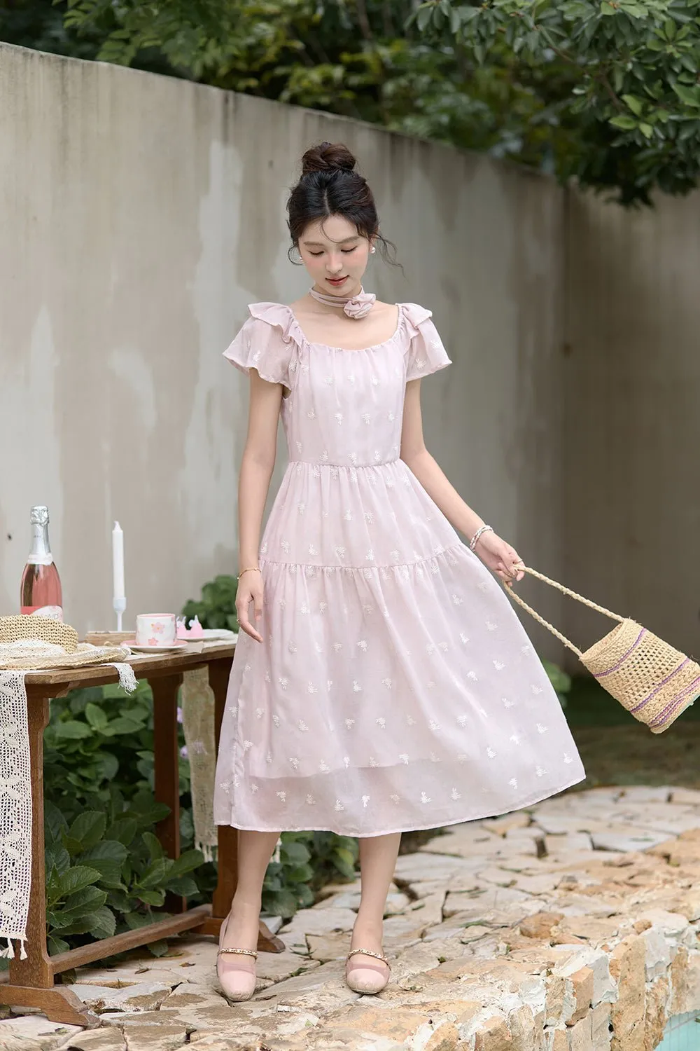 A-line Floral Maxi Dress for Women