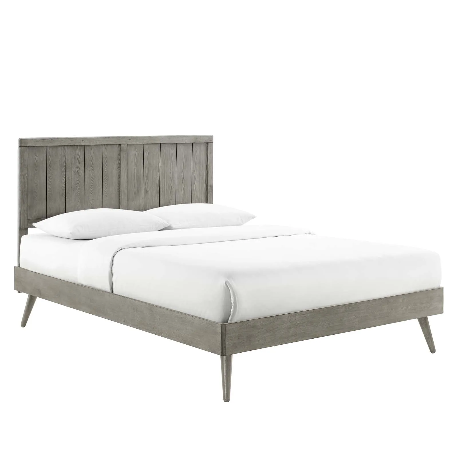 Alana Wood Platform Bed With Splayed Legs by Modway