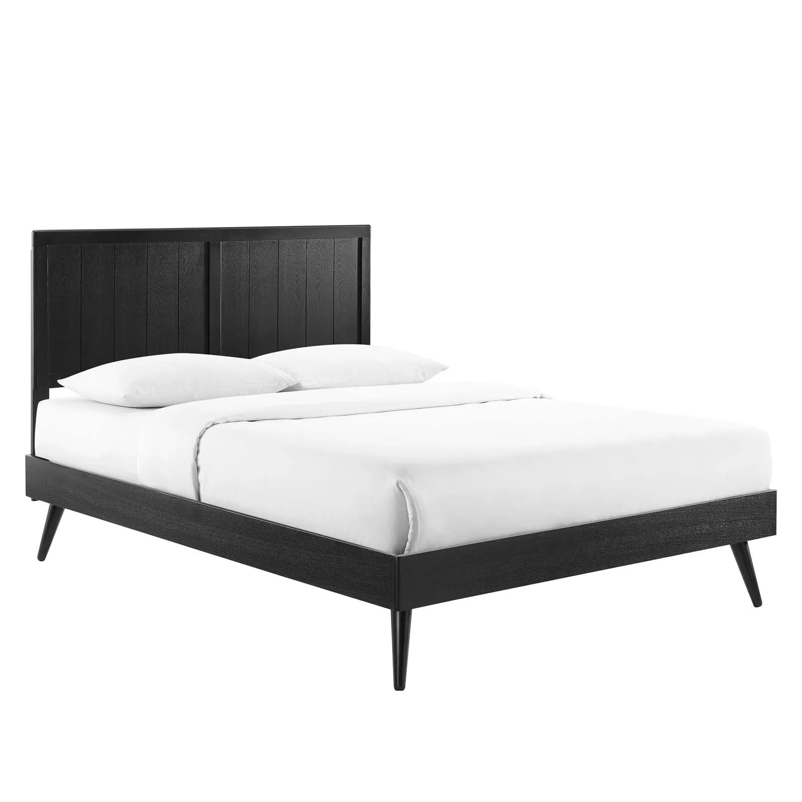 Alana Wood Platform Bed With Splayed Legs by Modway