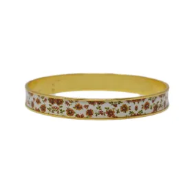 Autumn Fields Floral Bangle Bracelet