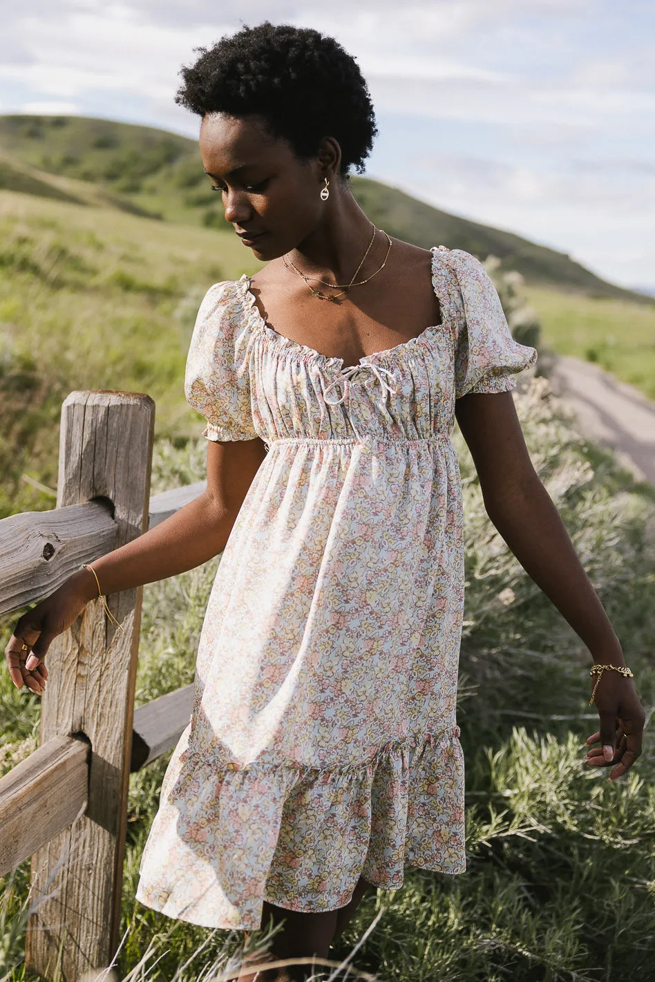 Averie Floral Babydoll Dress