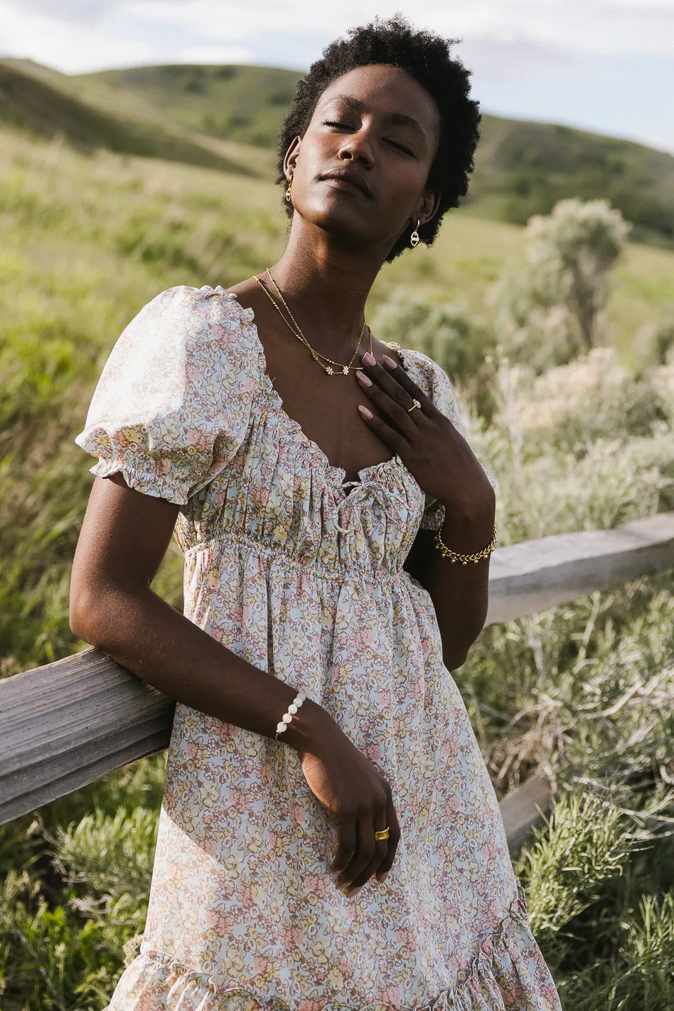 Averie Floral Babydoll Dress