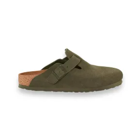 Birkenstock Boston VL Modern Suede Thyme