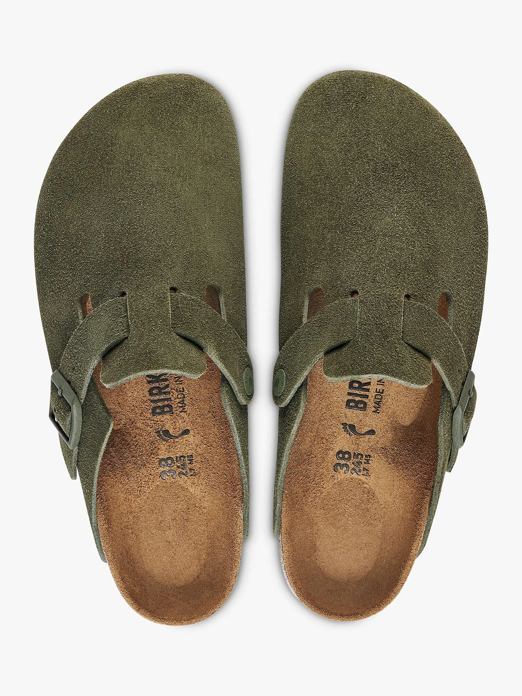 Birkenstock Boston VL Modern Suede Thyme