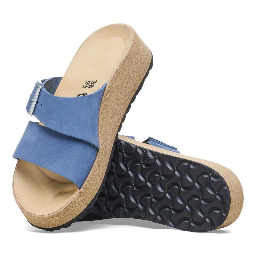 BIRKENSTOCK Women's Almina Nubuck Leather (Elemental Blue)