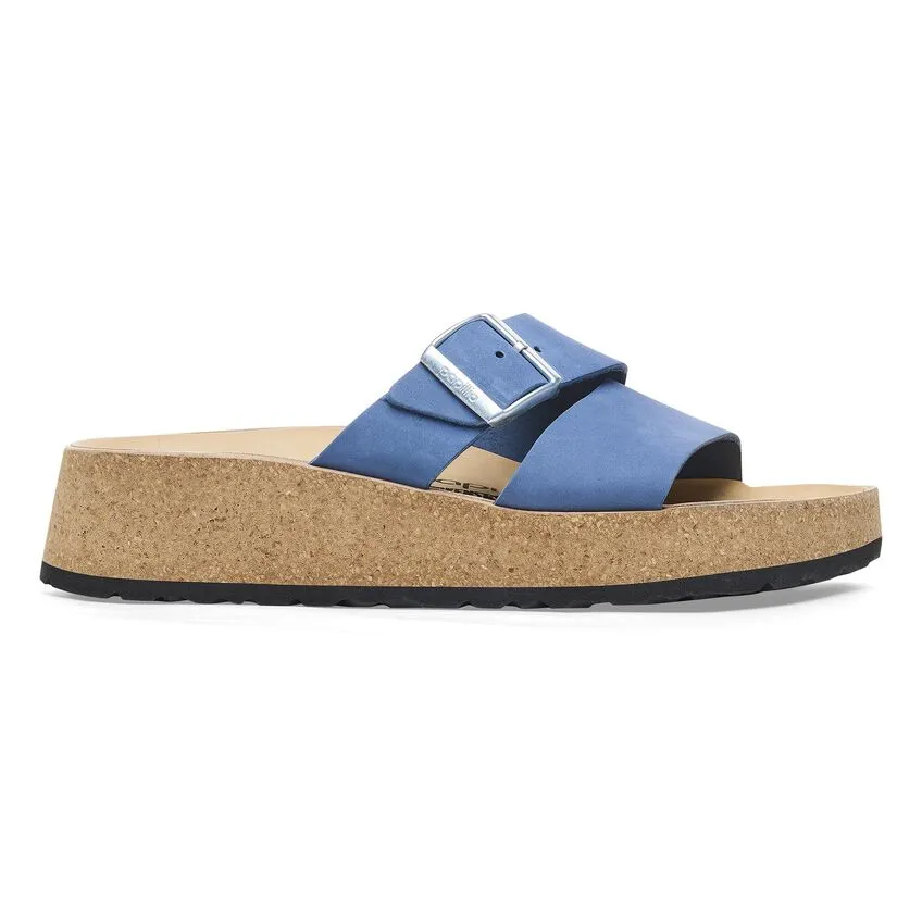 BIRKENSTOCK Women's Almina Nubuck Leather (Elemental Blue)