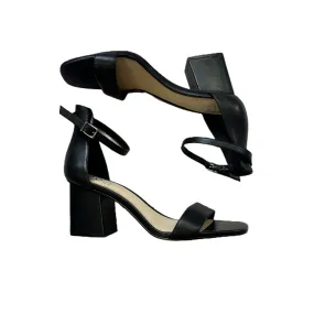 Black Sandals Heels Block By Vince Camuto, Size: 9.5