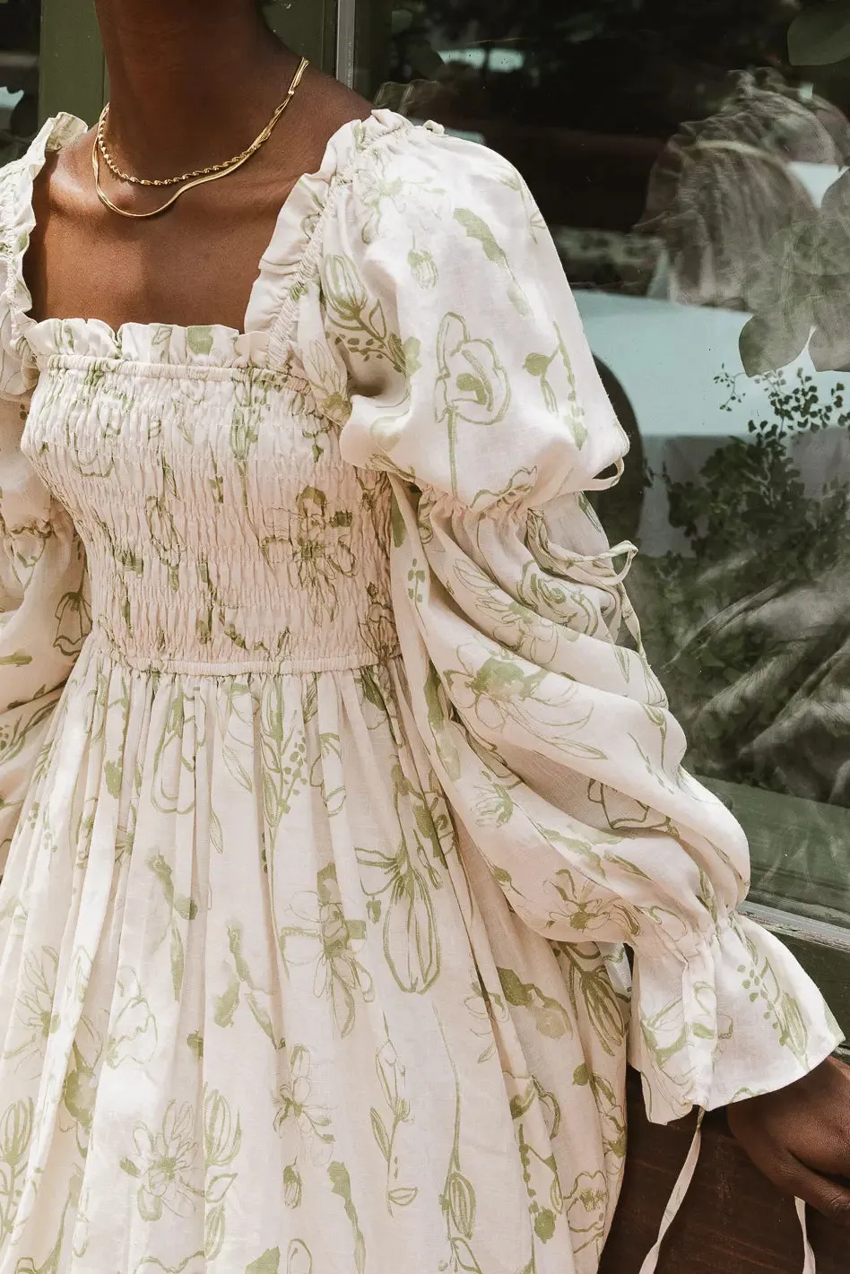 Blakely Floral Smocked Mini Dress