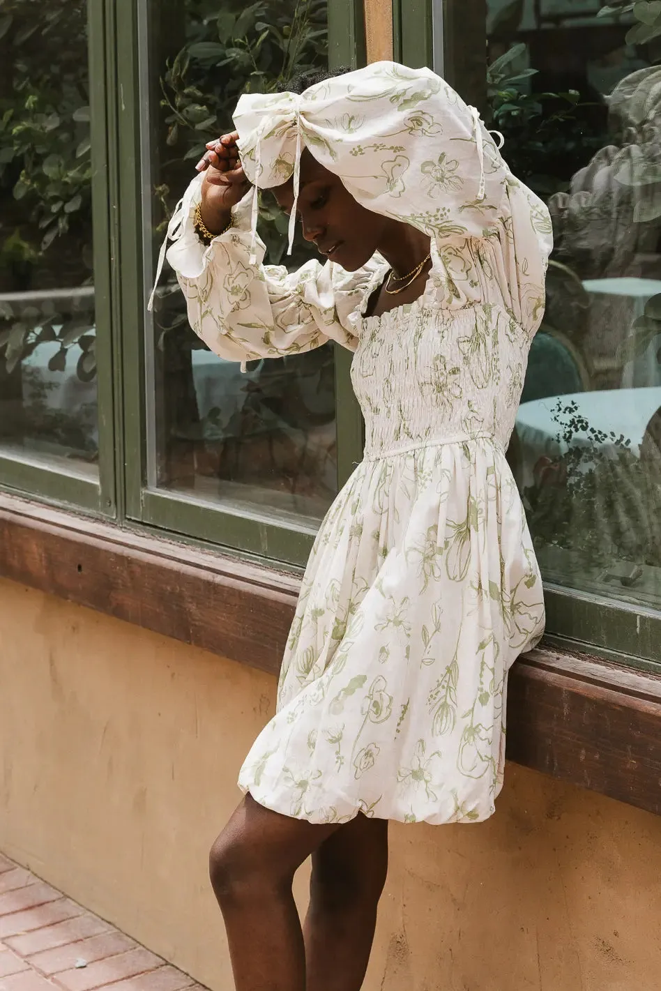 Blakely Floral Smocked Mini Dress