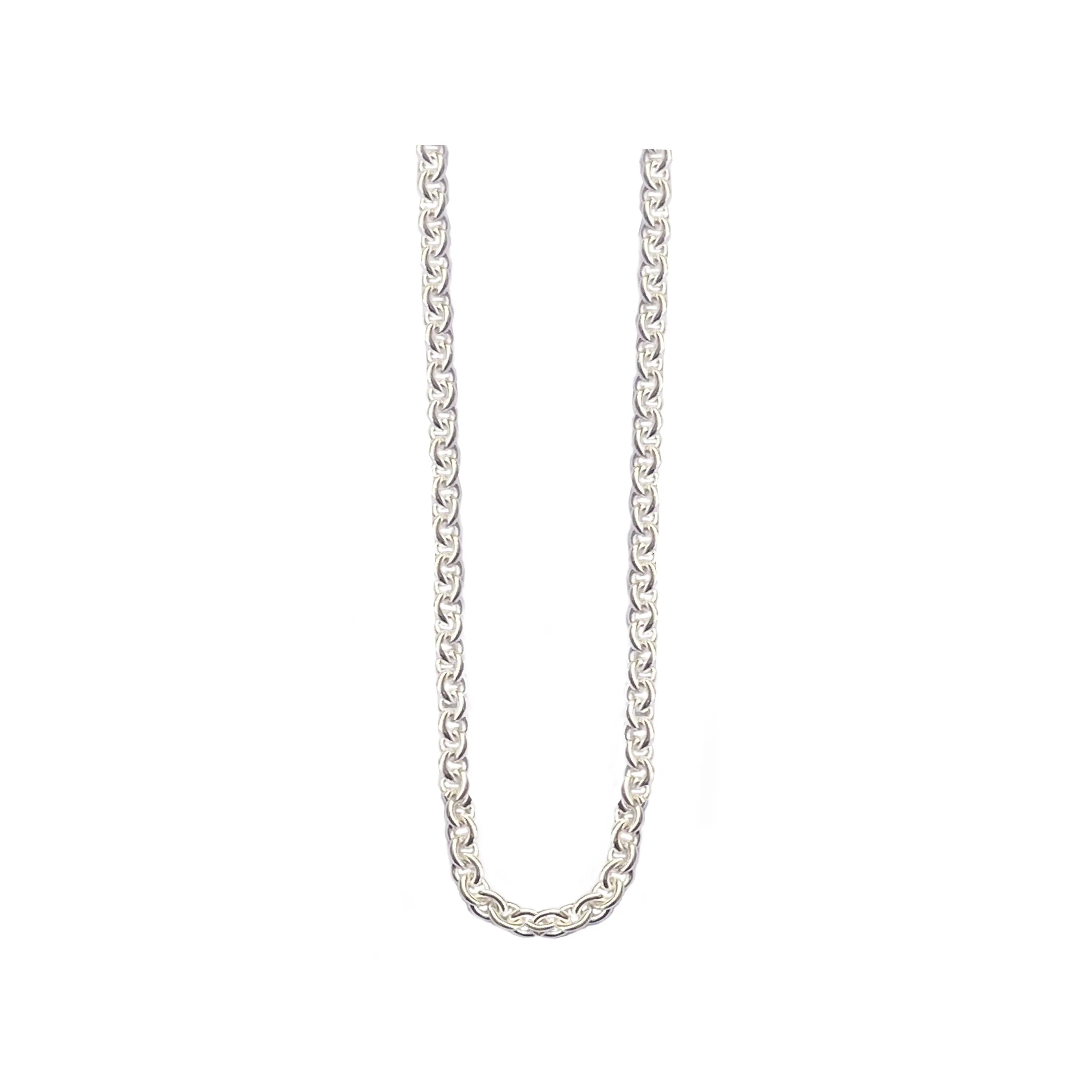 Cable 925 Sterling Silver Chain 100% Made in Italy Jewelry