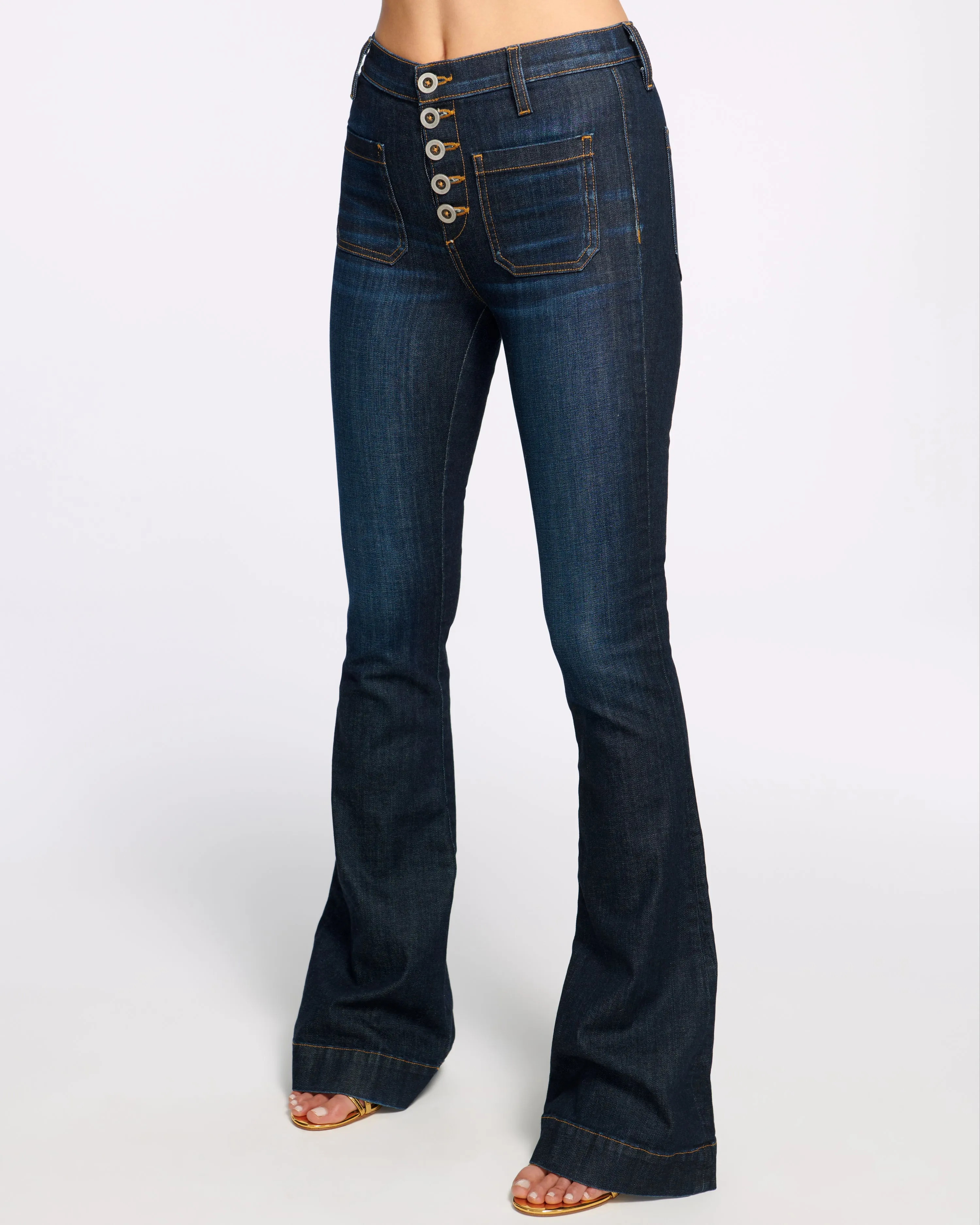 Cindy High-Rise Flare Jean