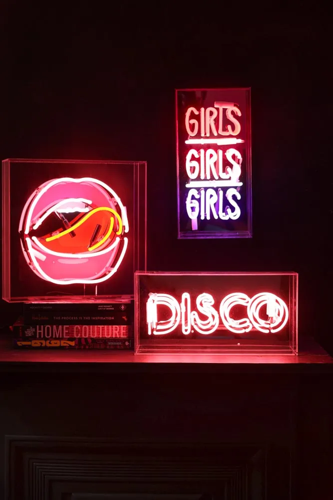 Disco Neon Light Box
