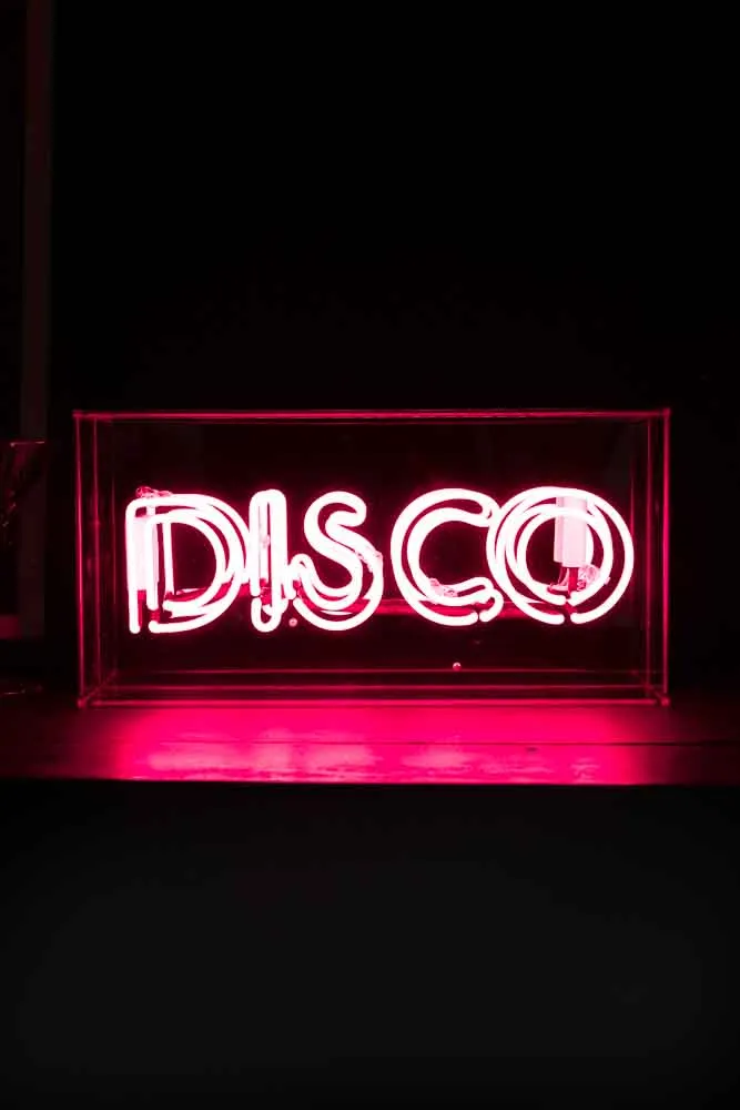Disco Neon Light Box