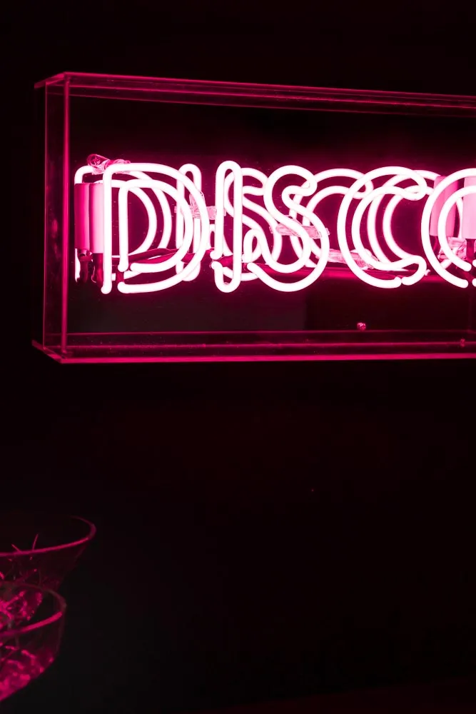 Disco Neon Light Box
