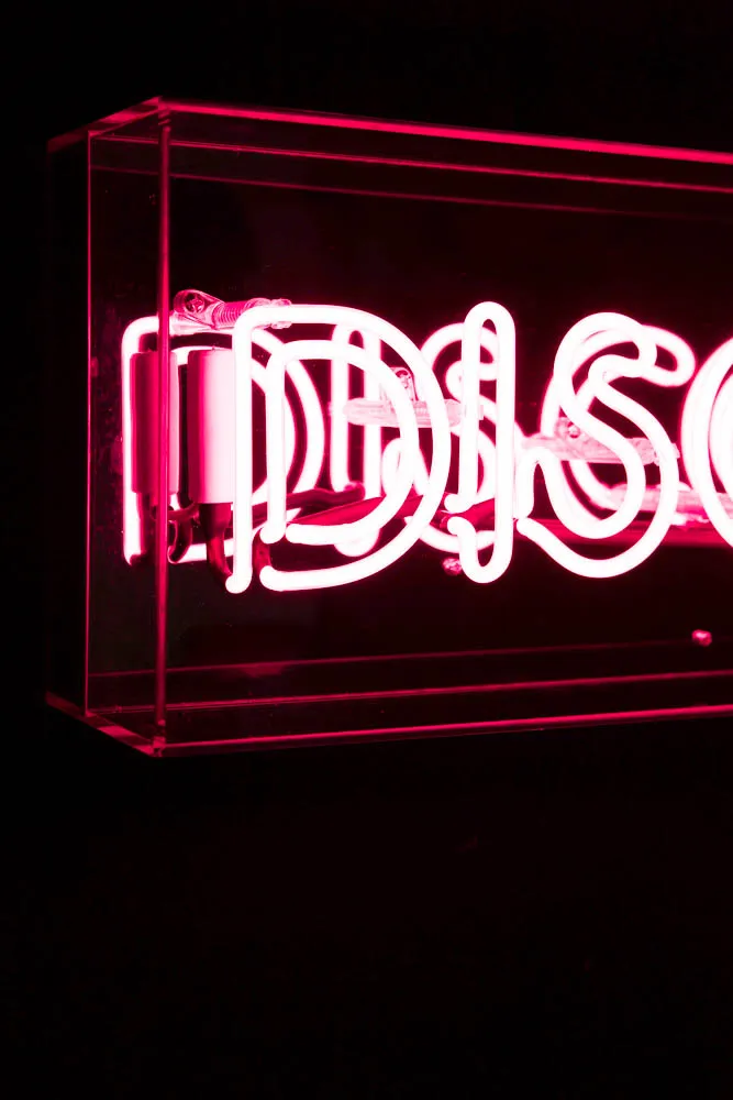 Disco Neon Light Box