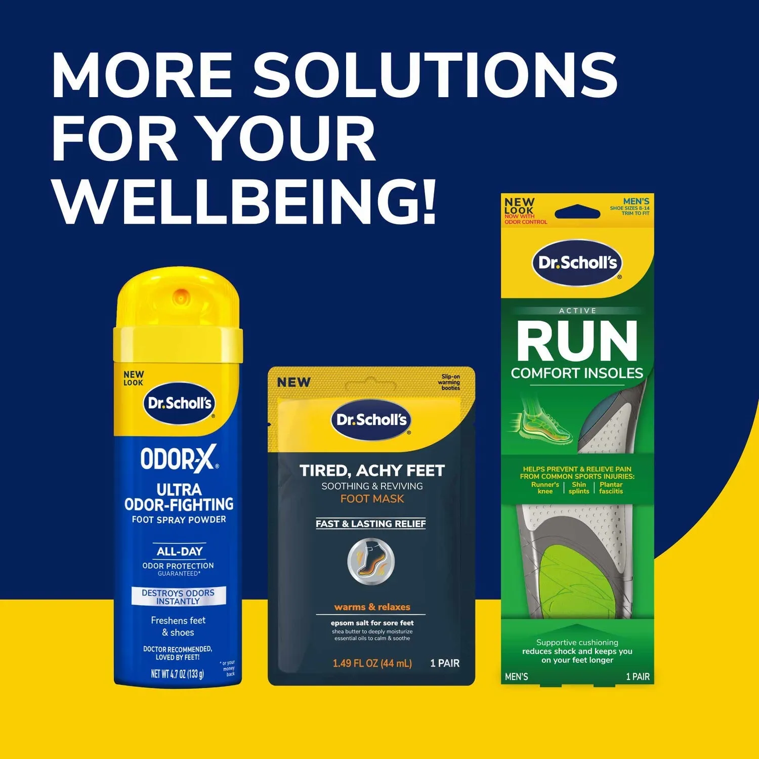Dr. Scholl's Active All-Purpose Sport & Fitness Insoles Men & Women