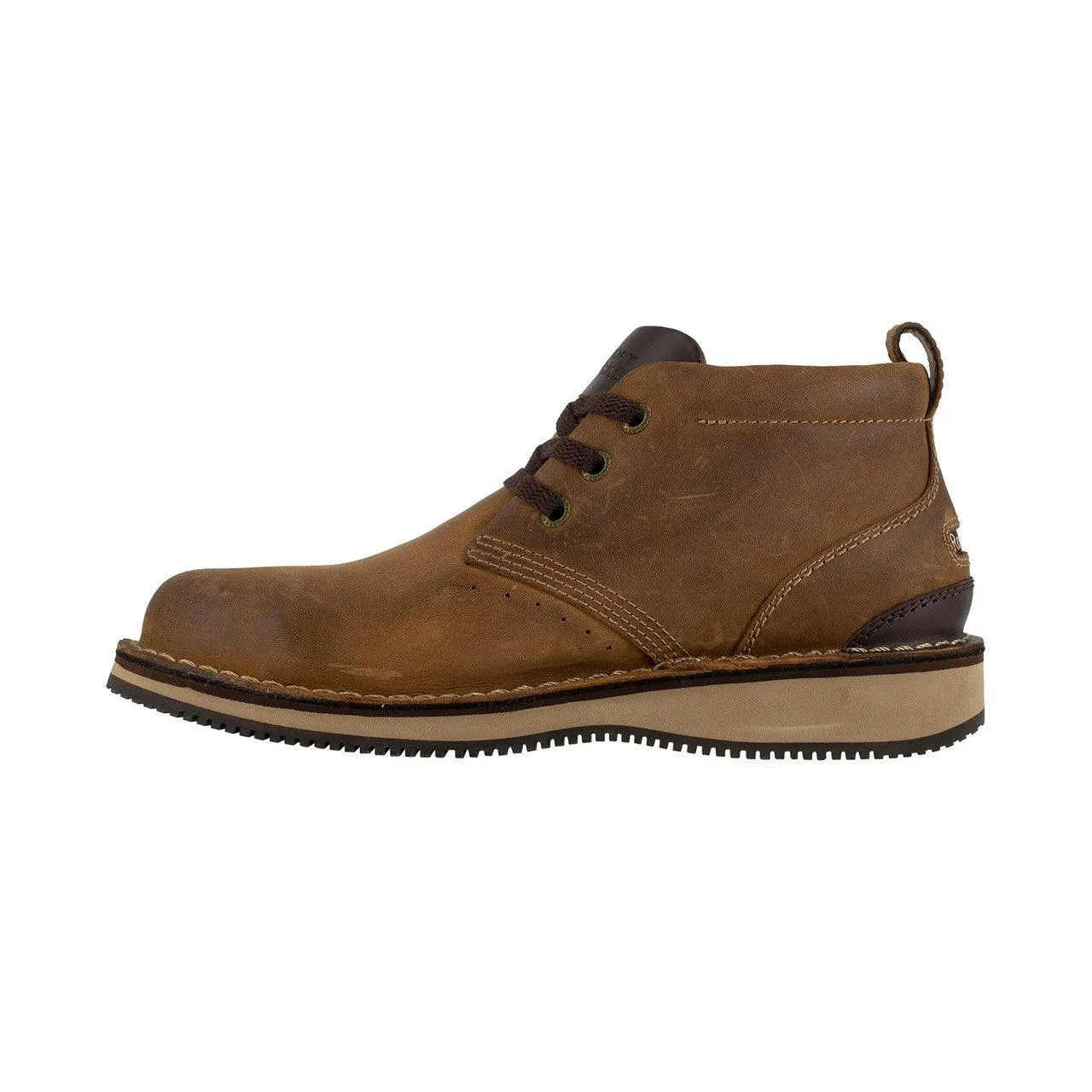 Rockport Brown Lace-up Chukka, Steel Toe RK2801