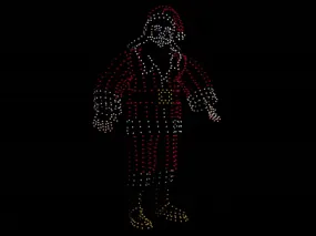 Santa Claus animation - 1000 drones